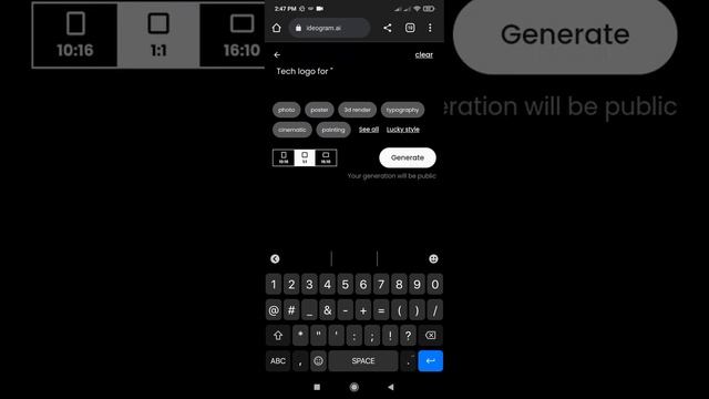 How To Generate Logo Using Ai | Image Generator Ai  #aiart