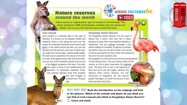 Excel 8 grade Module 6e, Nature reserves around the world смотреть онлайн
