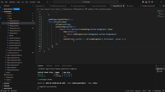 NGRX/Effects | HTTP API - POST Request Handling in NGRX Effects| Angular 16- NGRX Tutorial смотреть онлайн