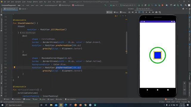 Overlapping UI Elements in Jetpack Compose (Stacks) смотреть онлайн