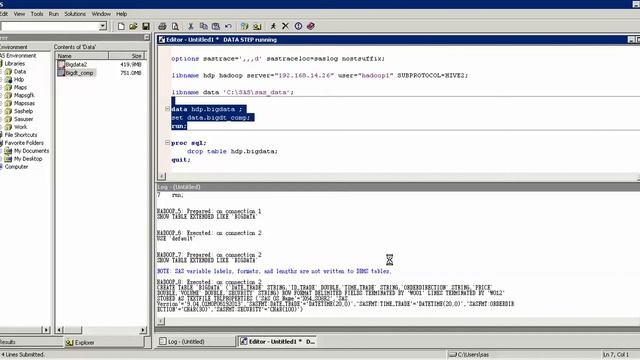 sas access to hadoop смотреть онлайн