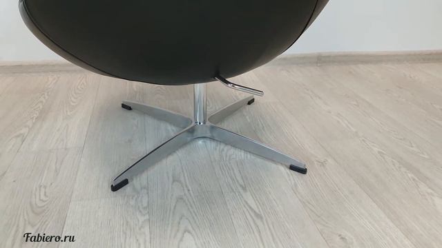 Кресло Egg chair (Эгг чеир) с обивкой из натуральной кожи смотреть онлайн