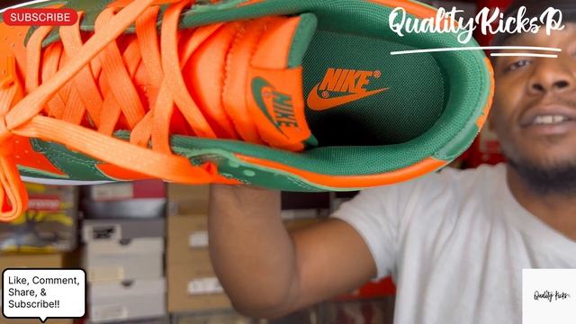 MUST WATCH!! Nike Dunk Low Retro ‘Miami Hurricanes’ Fire Colorway!?? смотреть онлайн