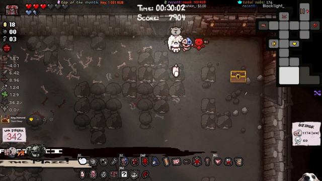 [#343] Иден стрик на 4 Цели | Стопчасы | The Binding of Isaac: Repentance смотреть онлайн