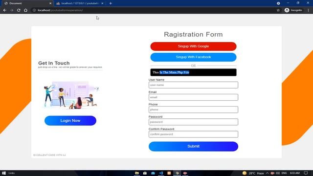 Insert Data In Database || PHP || EXCELLENT CODE WITH AJ смотреть онлайн