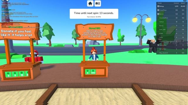 I BROKE THE SPINNER!!! | Roblox Donation Spinner смотреть онлайн