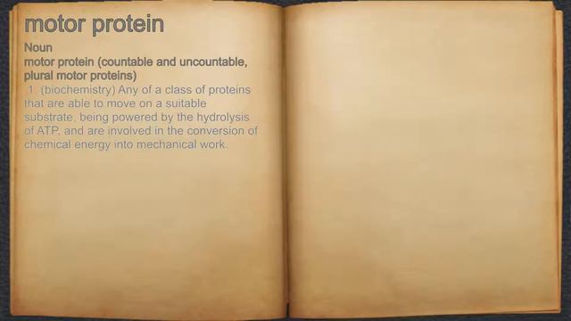 What does motor protein mean? смотреть онлайн