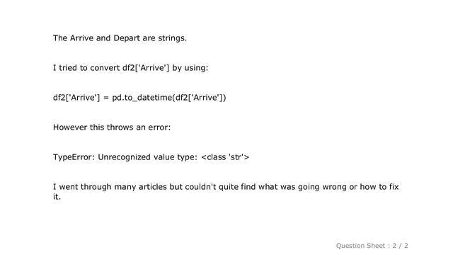 Pandas : TypeError: Unrecognized value type: class 'str' смотреть онлайн