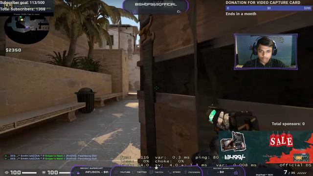 CS:GO (LIVE) #MG #MM #HINDI !giveaway #ad