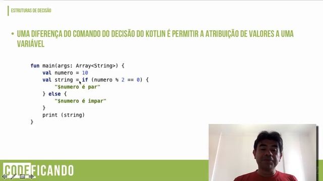 Estruturas de decisão do Kotlin - Programação Android s01e04 смотреть онлайн