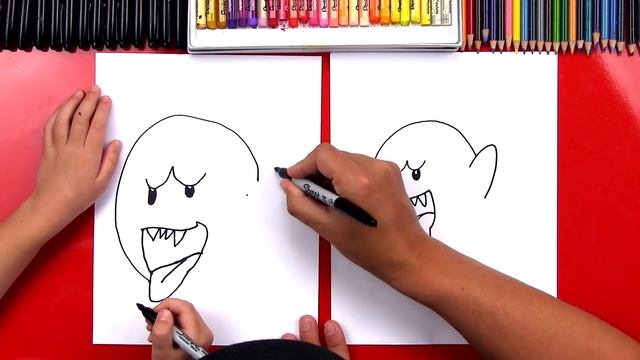 How To Draw King Boo From Mario смотреть онлайн