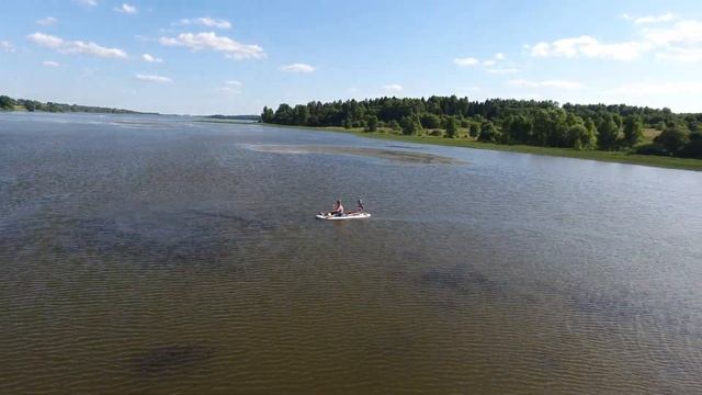 SUP путешевствие. Кольчугинское водохранилище. смотреть онлайн