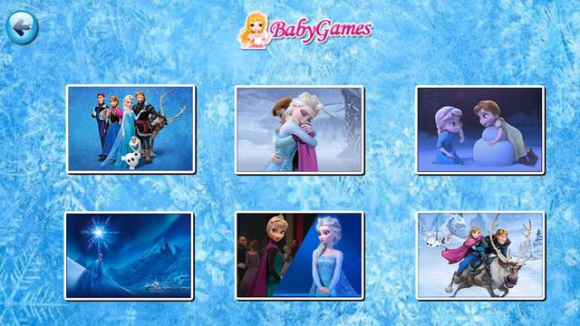 Kids Frozen Puzzle Elsa Anna Online Games смотреть онлайн