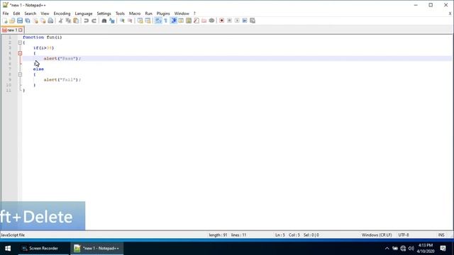 Delete to end of line shortcut key in notepad++ смотреть онлайн