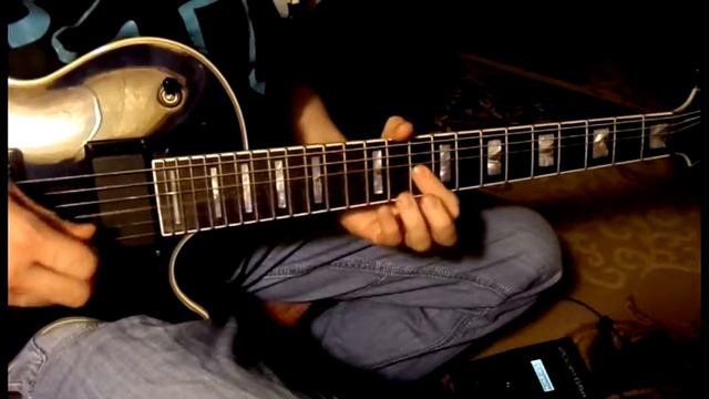 Sandra Little Girl Guitar Solo With EPIPHONE PROPHECY LES PAUL смотреть онлайн