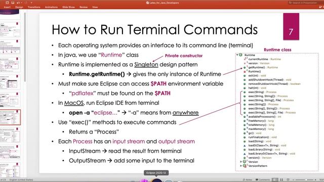 LaTeX for Java Developers -- Part 11: How to Run Terminal Commands in Java смотреть онлайн