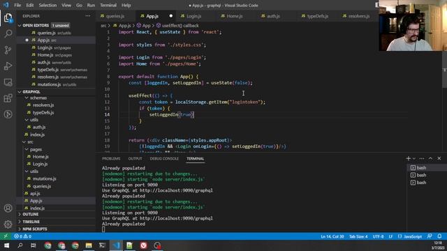 Graphql part 4: Lazy Queries and Auth with JWT смотреть онлайн
