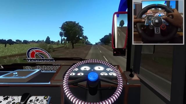 Tamil Nadu Bus Mod Euro Truck Simulator2 | LOGITECH G29 | TAMIL GAMEPLAY | смотреть онлайн
