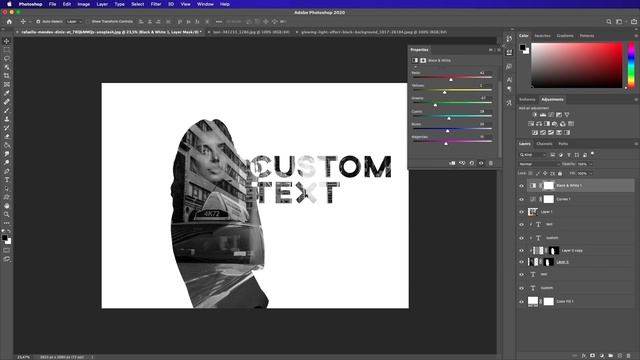 [TUTORIAL] Selective color Design & Combine Double Exposure in Photoshop смотреть онлайн