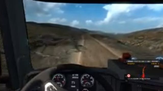 Euro Truck Simulator 2: On snowy mountain roads across Iceland | 3 monitor setup смотреть онлайн