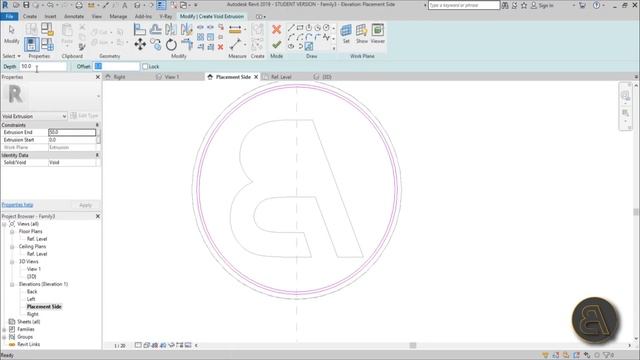 Logo Sign Family from Illustrator to Revit Export Tutorial смотреть онлайн