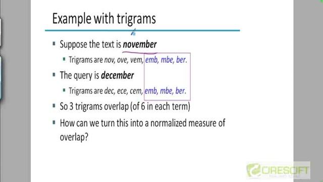 WDM 38: Spelling Correction Using Ngram Overlap Technique смотреть онлайн