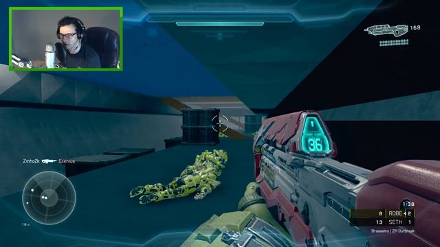 Halo 5 Game Night - Zombies on a Plane смотреть онлайн