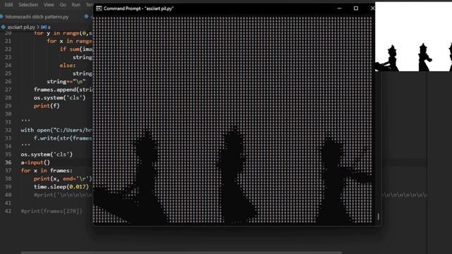 Bad Apple!! but in Command Prompt | [ASCII Art] смотреть онлайн