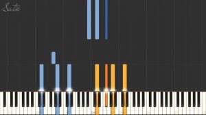 Erik Satie - Gymnopédie No. 1 \\ Synthesia Piano Tutorial