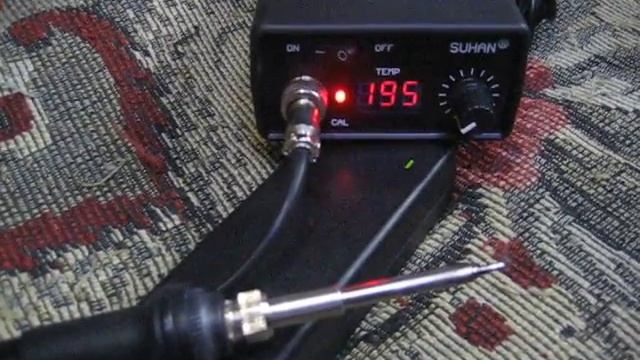 Разогрев паяльника с Hakko T12-K смотреть онлайн