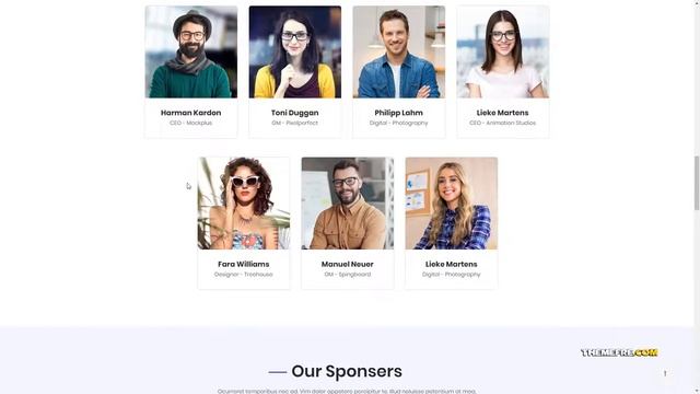 Risa - Onepage Events Wordpress Theme exhibition workshop смотреть онлайн