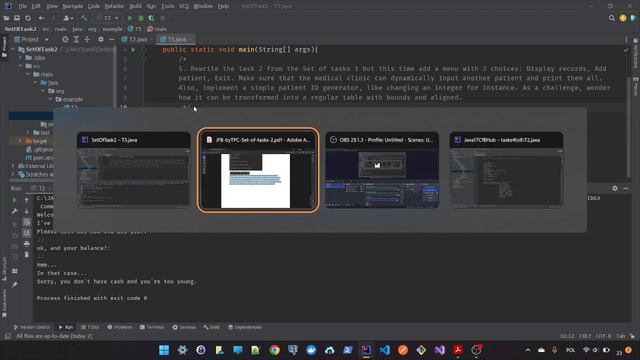 Course Java 17 for Beginners by TPC | #15 Set of tasks 2 смотреть онлайн