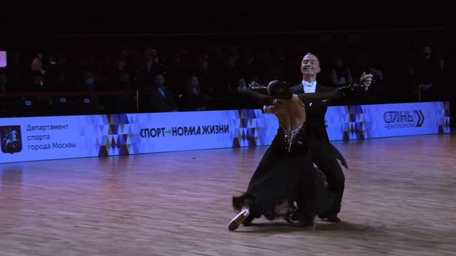 SlowFox Ivan Varfolomeev - Yana Masharova Russian Championship Amateur Standard 2021 смотреть онлайн