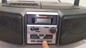 PANASONIC RX-DS5 Portable Radio Tuner CD Cassette Boombox