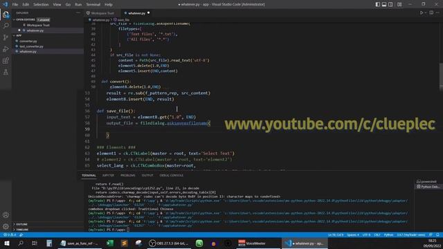 Create Windows App With Python Tkinter |Caption Converter |CC: English CC: Cantonese | Part 8 смотреть онлайн