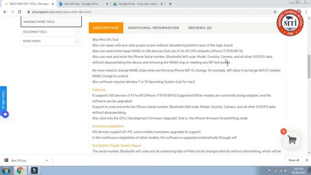 IBOX MINI DFU TOOL || Unboxing / Setup / Derive Installation || eMMC Online Training @ 4999 || смотреть онлайн