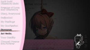 Doki Doki Literature Club! (DDLC) - All songs with the "Your Reality/Main Theme" leitmotif/melody