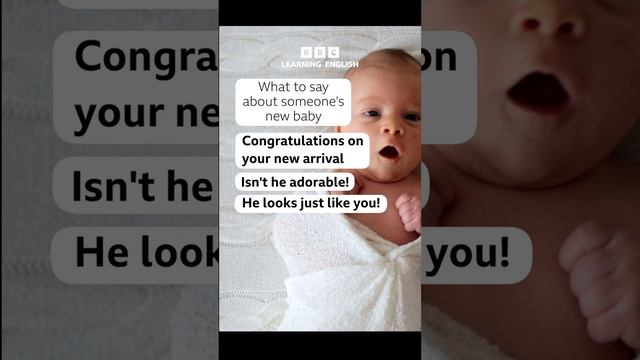 What to say about someone's new baby #shorts смотреть онлайн