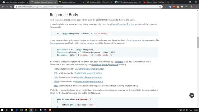 5. Yii2 Rest Api | Return ค่าออกมาเป็น Rest api (Json Format) смотреть онлайн