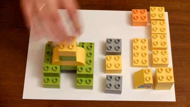 Lego Duplo Crane A / Строительный кран (вариант A) из Лего Дупло смотреть онлайн