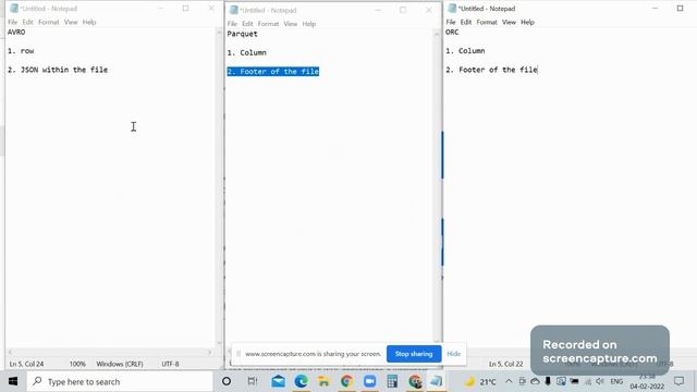 Difference between Avro, Parquet and ORC file formats #Hadoop смотреть онлайн