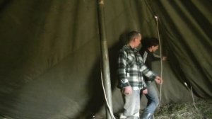 Установка Большой Армейской палатки в два лица