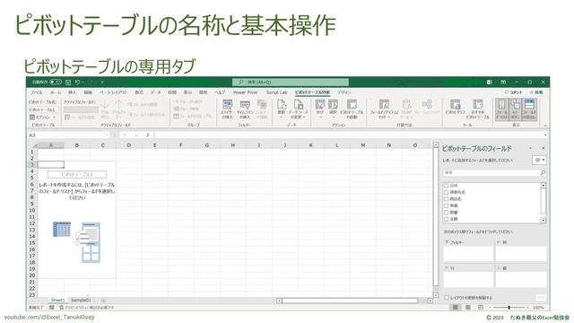 【Basic_P001】 ピボットテーブルの基礎【その1】テーブルデータをアウトプットの表に接続を維持したまま変換するピボットテーブルを使いませんか？　#ピボットテーブル #pivottable смотреть онлайн