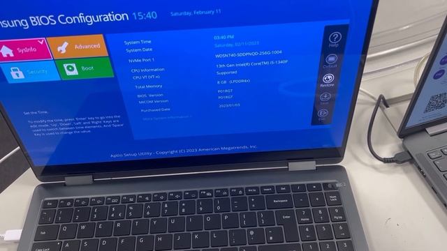 Samsung Galaxy Book3 360 - How To Enter Bios/UEFI Settings & Boot Menu Options смотреть онлайн
