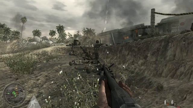 WAW on Core2Quad 6GBram Radeon r5 235 2GBvram смотреть онлайн