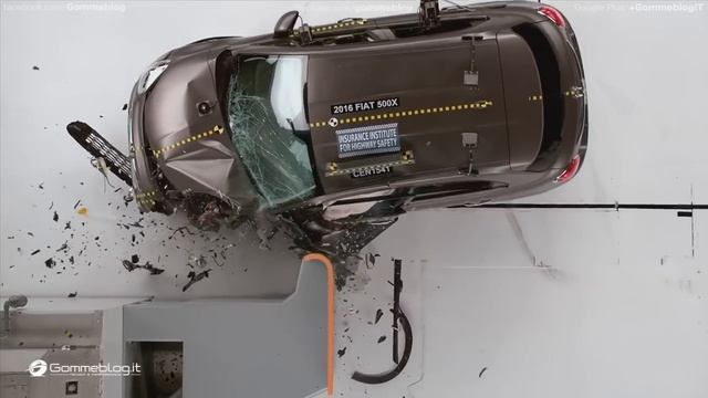 2016 Fiat 500X IIHS CRASH TEST Small Overlap смотреть онлайн