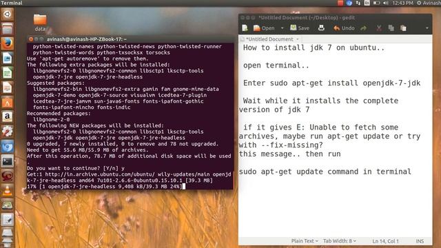 How to install jdk 7 on ubuntu смотреть онлайн