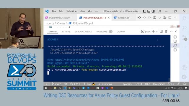 Writing DSC Resources for Azure Policy Guest Configuration - For Linux! by Gael Colas смотреть онлайн