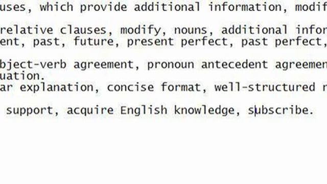 Relative clauses, which provide additional information, modify nouns in a sentence. смотреть онлайн
