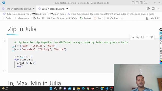How ZIP function works in Python and Julia language? смотреть онлайн